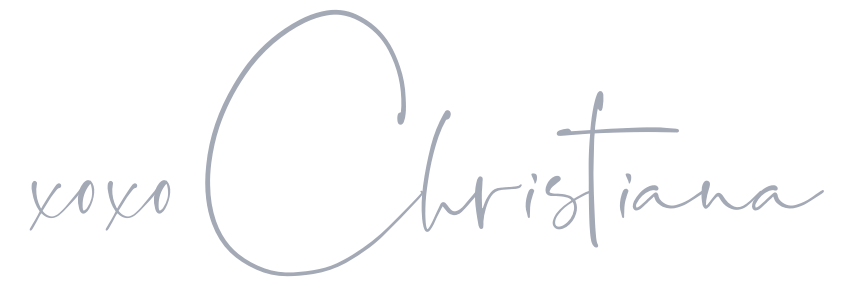xo Christiana signature